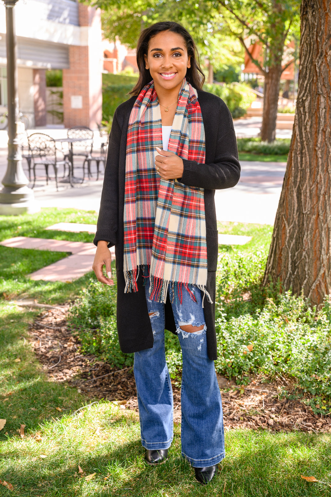 Soft As Can Be Traditional Plaid Scarf – Iris & Rainbow Boutique