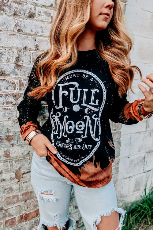 Full Moon Bleached Longsleeve