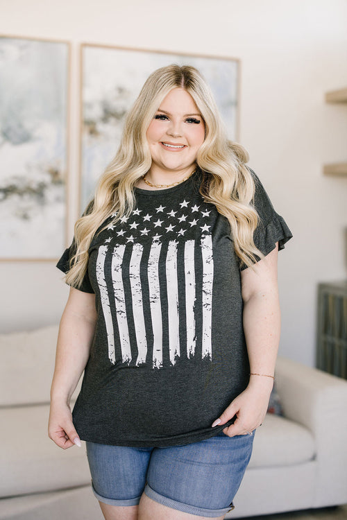 Stars and Stripes Graphic T-Shirt