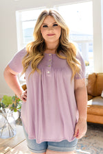 Sweet Symphony Button Detail Top AVE30