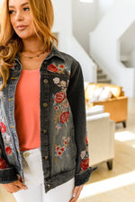 Lovely Visions Flower Embroidered Jacket