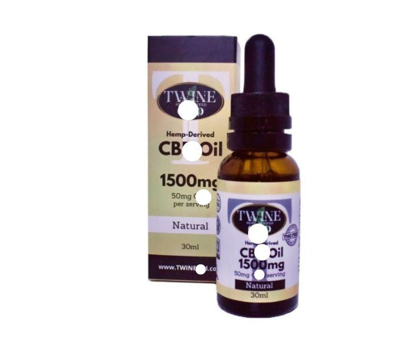 1500mg Natural Oil 50mg/serving 30ml TWINE