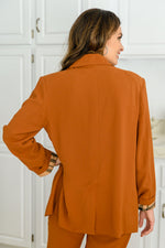 What I Want Classic Blazer In Toffee BF65