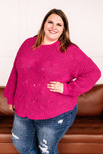 Pretty In Magenta Sweater