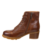 OTBT - ARC in BROWN LEATHER Heeled Ankle Boots