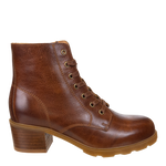 OTBT - ARC in BROWN LEATHER Heeled Ankle Boots