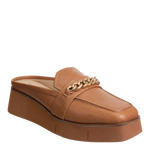 NAKED FEET - ELECT in BROWN Platform Mules