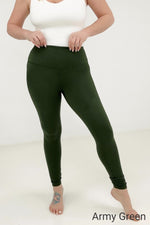 Zenana Brushed Microfiber Full Length Leggings