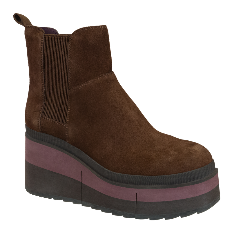 NAKED FEET - GUILD in CACAO Platform Chelsea Boots