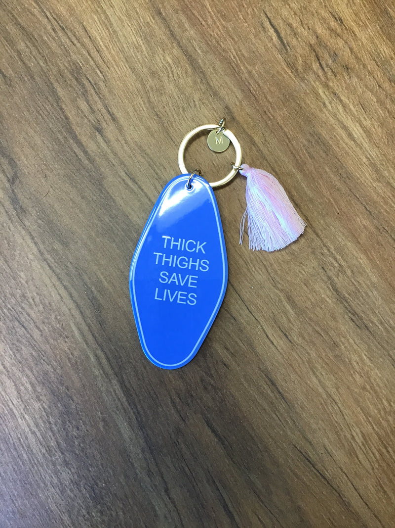 #628 Fun Keychain (Thick Thighs Save Lives)
