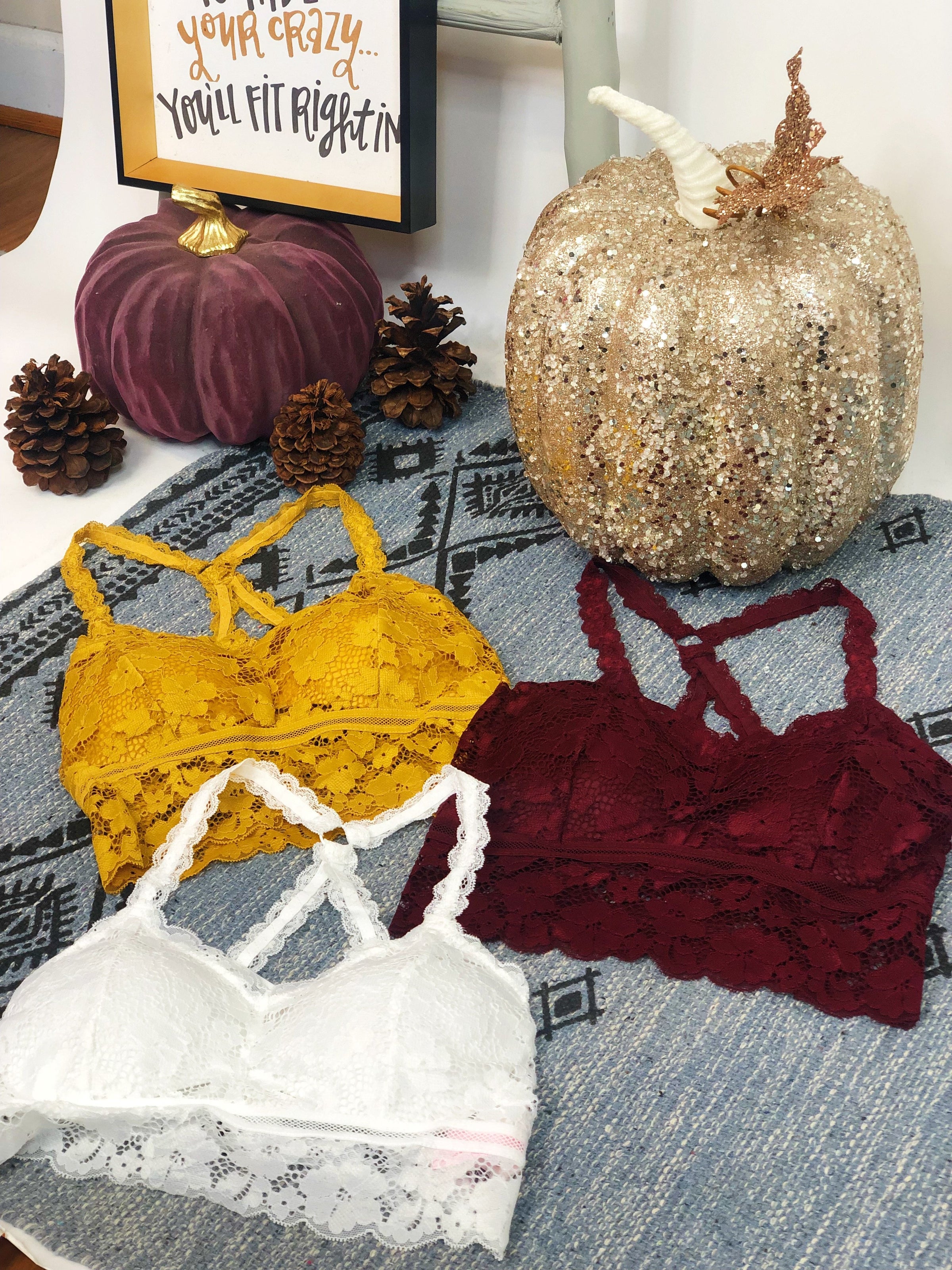 K797 For What It's Worth Lace Bralette (Mustard) – Iris & Rainbow