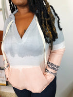 #K833 POL Moroccan Java Knit Top (Pink)