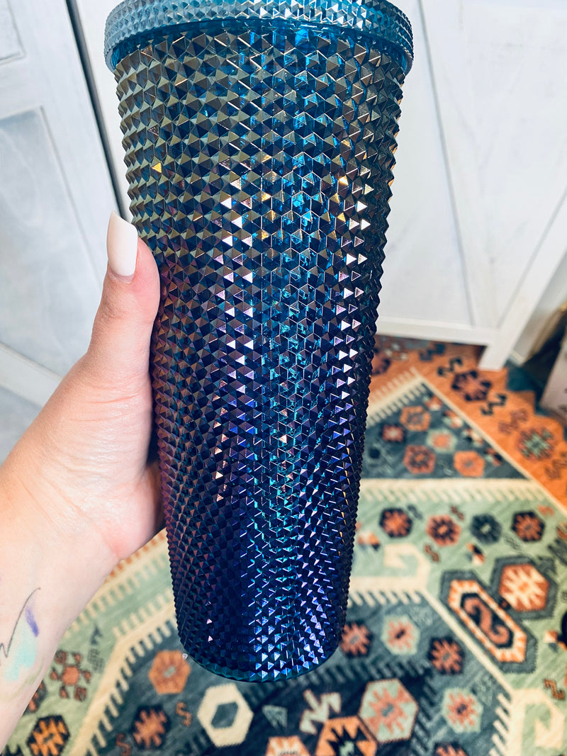 #L490 Studded Tumblers (Oil Spill)