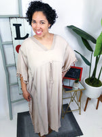 #M740 Sweetest Moment Maxi Dress (Khaki)