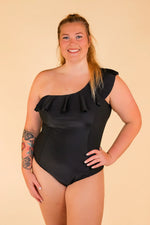#P535 Sophia One Shoulder Swimsuit