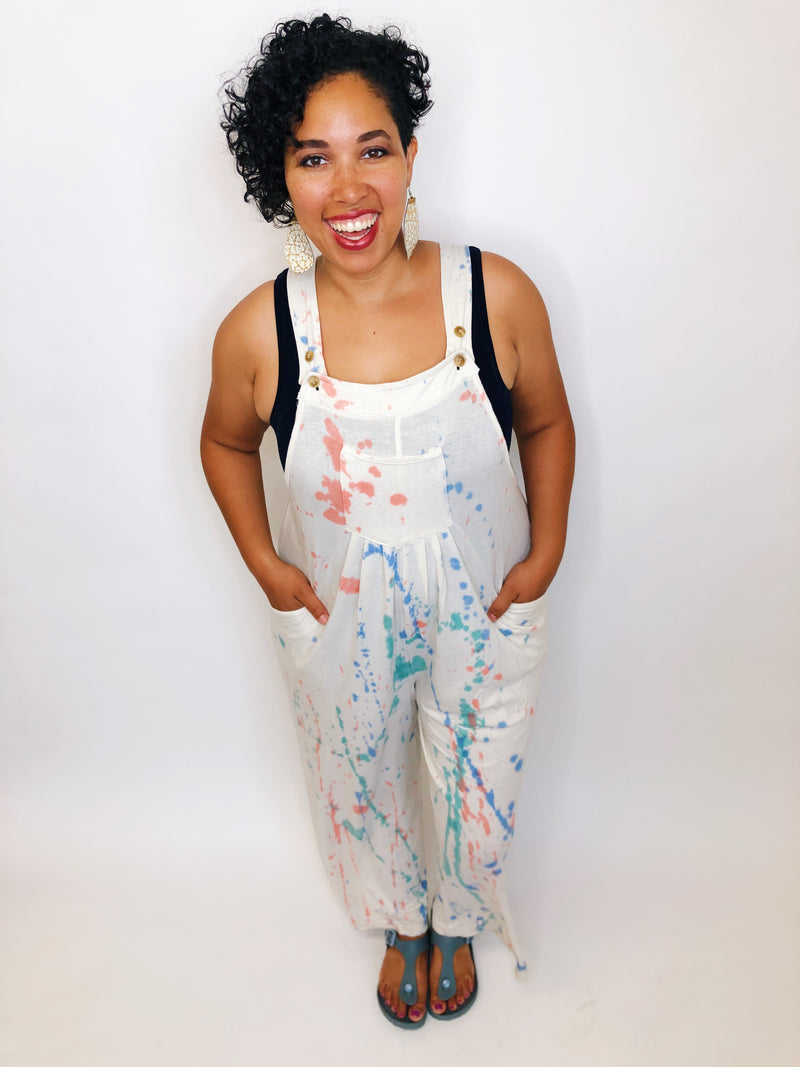 #K240 The Painter's Canvas POL Jumpsuit