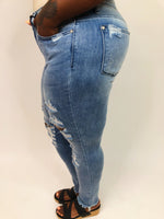 #K748 Waiting On The World Judy Blue Skinny Jeans