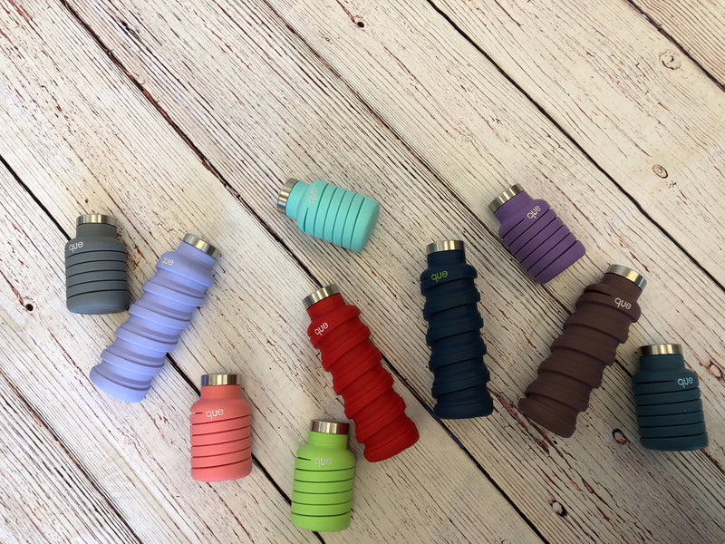 #M528 Que collapsible water bottles (MINT)