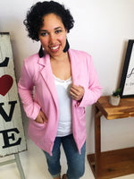 #M320 Business Women Blazer (Pink)