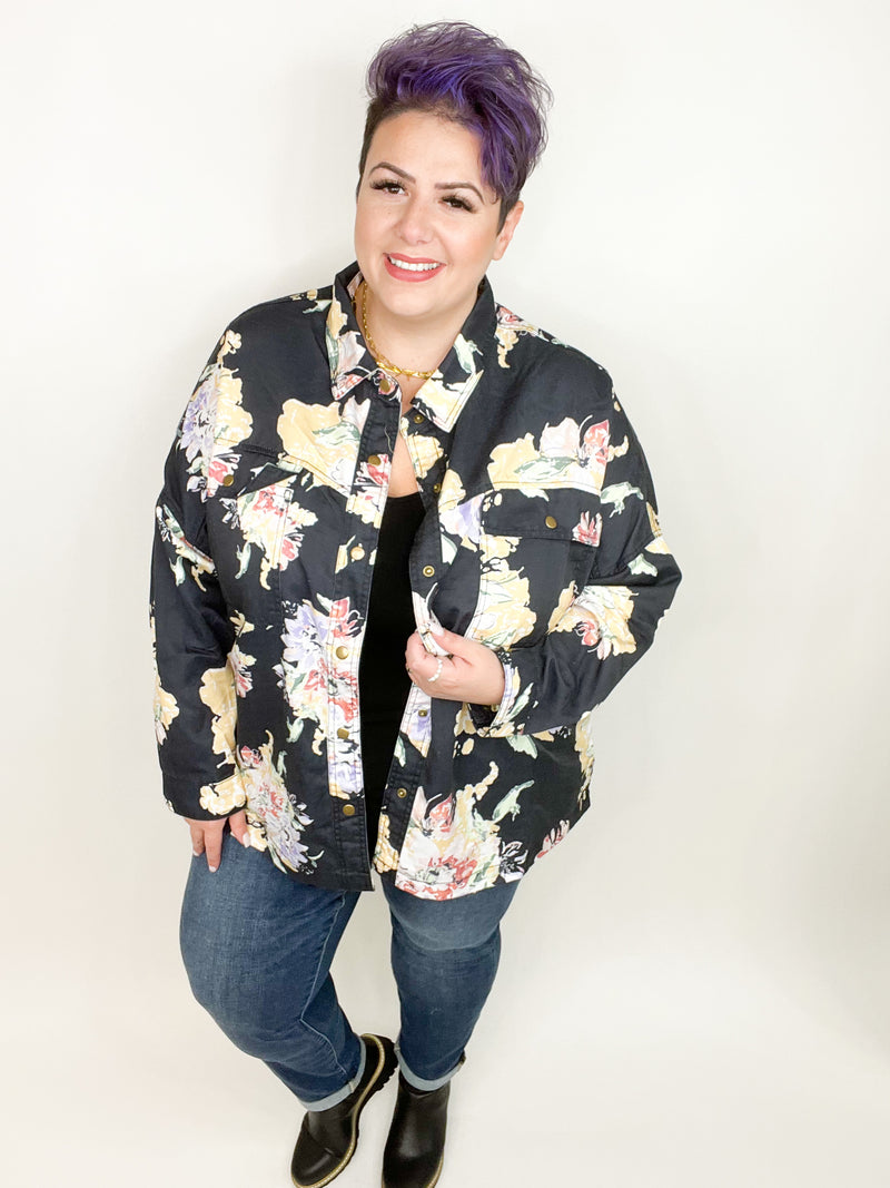 #N732 Black Garden Jacket