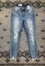 #K748 Waiting On The World Judy Blue Skinny Jeans