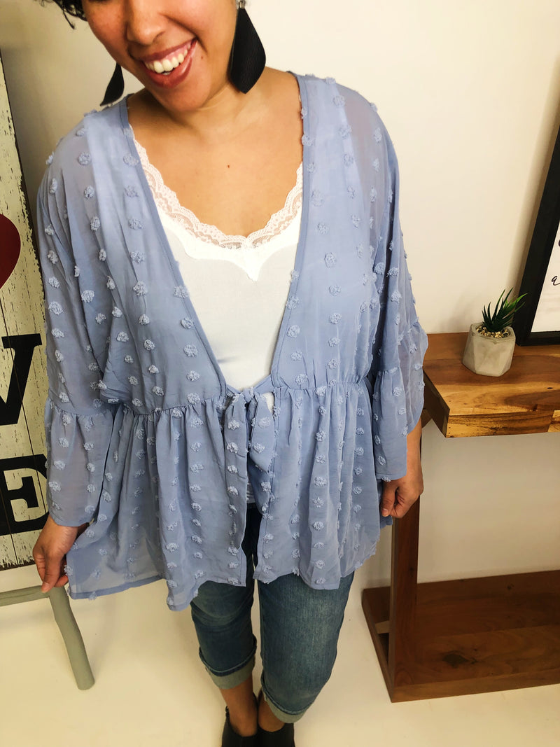 #M165 Heat Waves Kimono