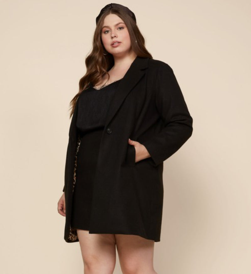 #898 City girl fashion coat