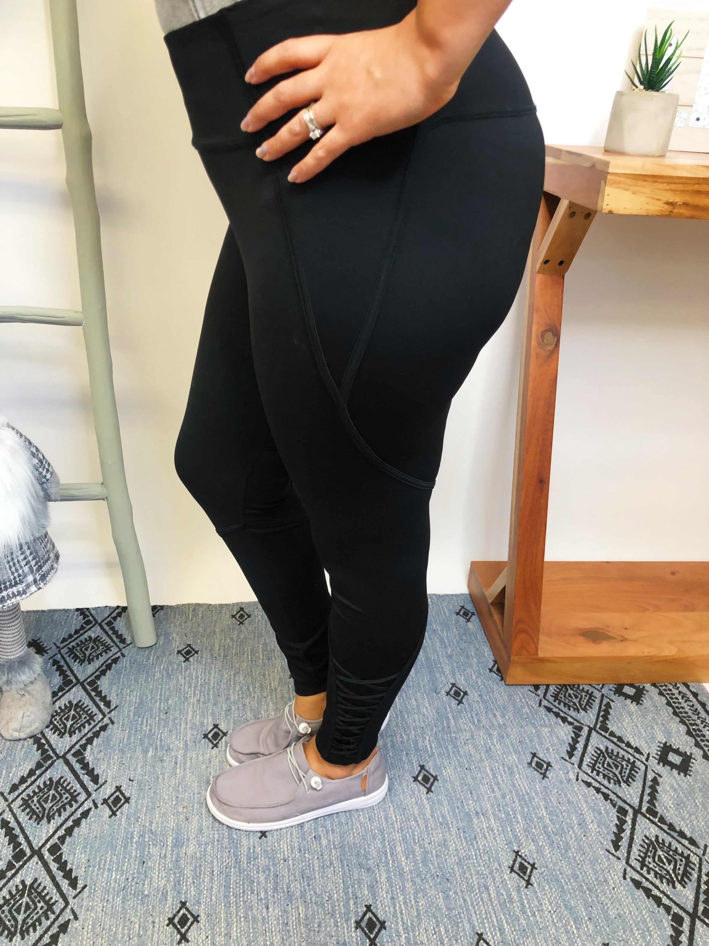 Humble Sportswear™  Women's Neutral Brown Capri Leggings