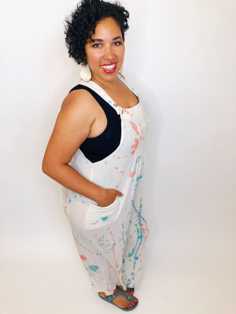 #K240 The Painter's Canvas POL Jumpsuit