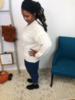 #K893 Bend In The Road Sweater (Ivory)