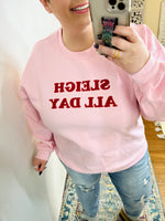 Sleigh All Day Sweatshirt In Pink