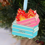 # L326 2021 Dumpster fire ornament