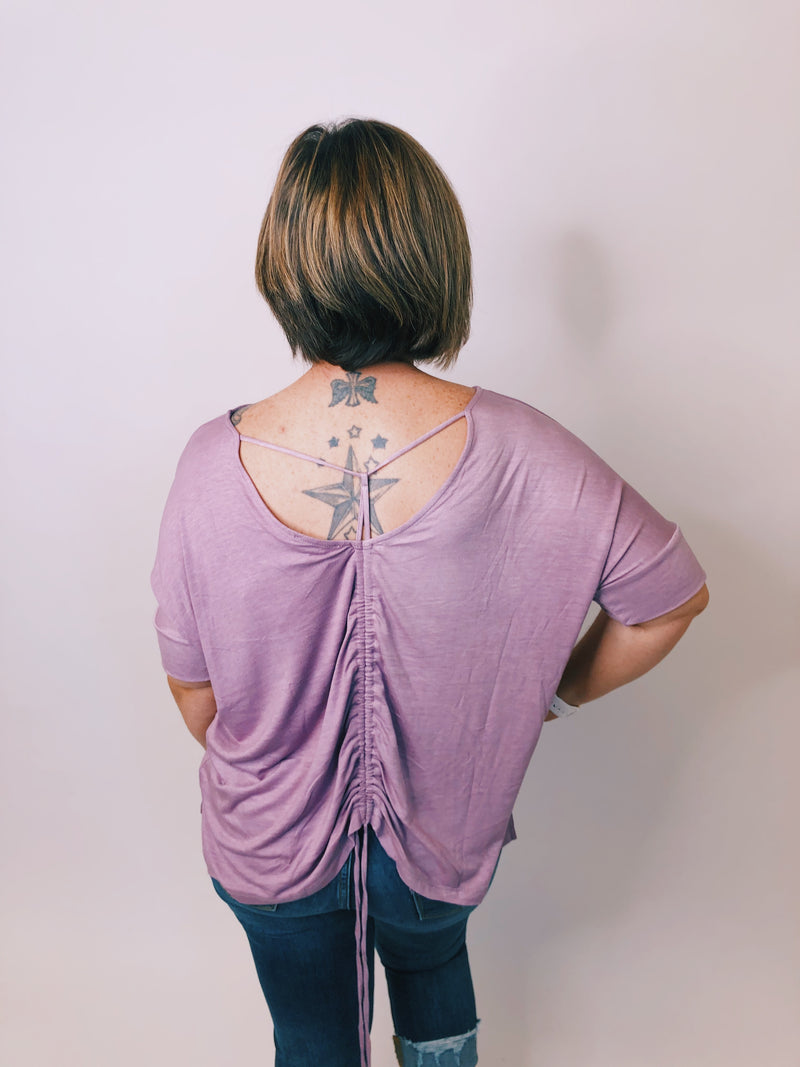 #K269 It's All In The Details Top (Lavender)