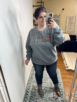 Merry As Can Be Sweatshirt In Gray