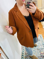 What I Want Classic Blazer In Toffee BF65