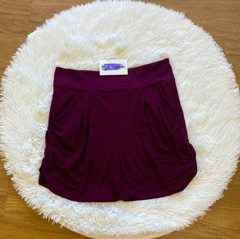 #M424 Harem shorts (Burgundy)