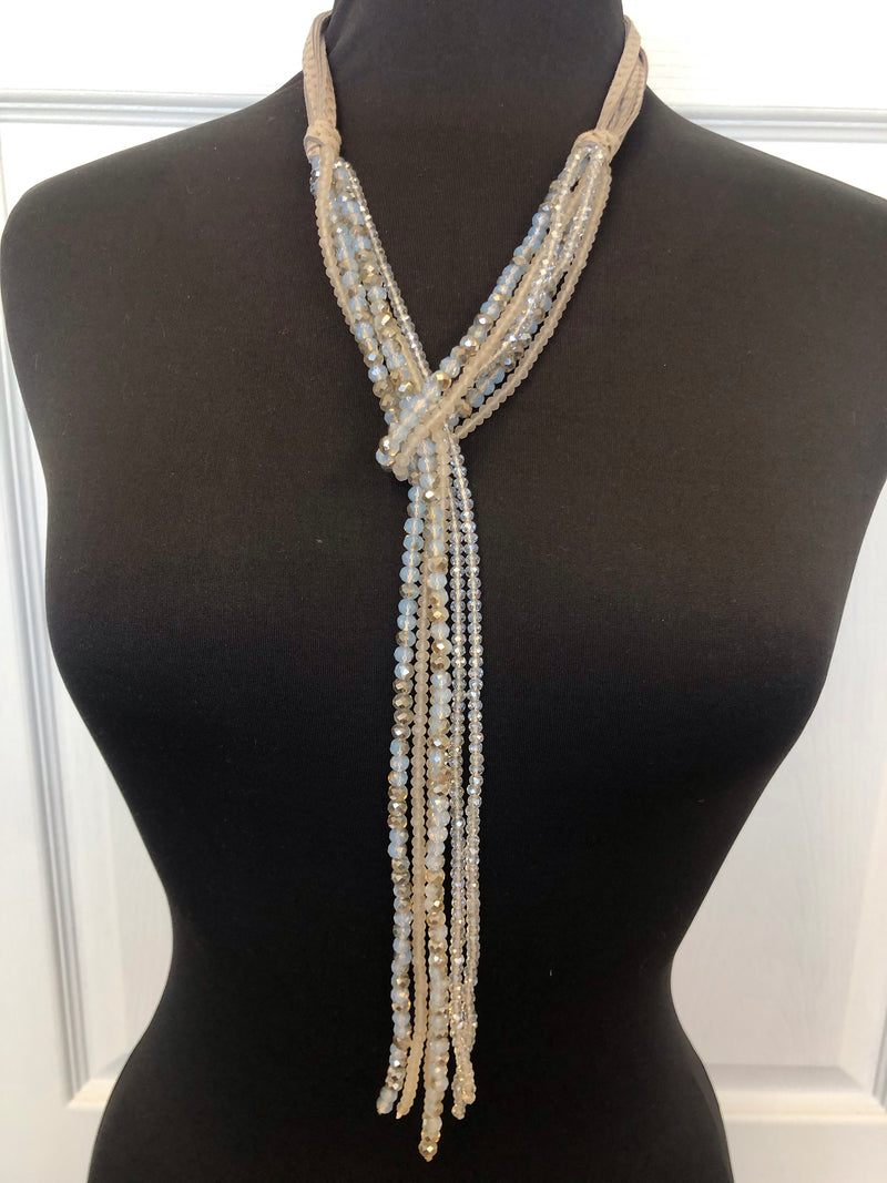#H576 Icicle Dreams Beaded Necklace