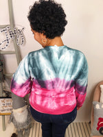 #L290 Explosion Of Happiness Tie Dye POL Top (Passion Acai)