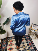 #N359 French Blue Blazer Jacket