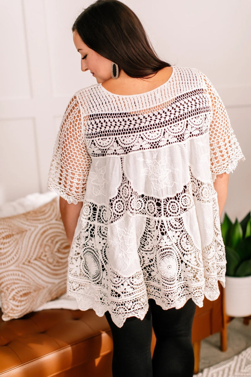 #L9 Tune In To Lace Tunic