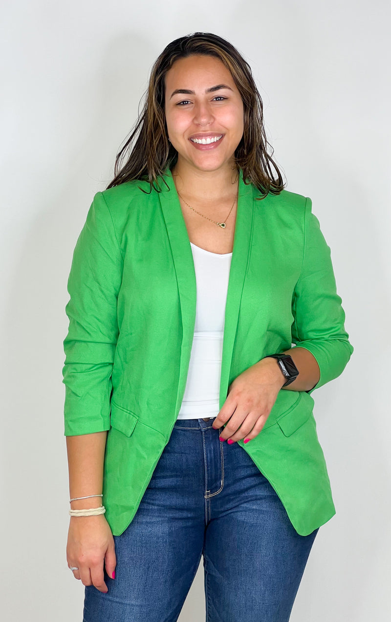 #M344 Feeling Alive Blazer (Green)