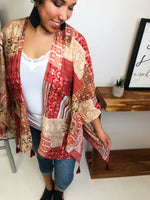 #M167 One Right Now Kimono (Rose Taupe)