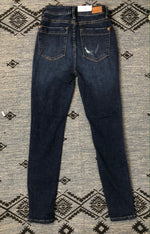 #K785 Laurie's Patch Pocket Button Fly Judy Blue Skinny Jeans