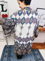 #L910 Afterglow Kimono (Blue)