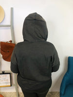 #K876 Brush It Off Hoodie (CHARCOAL)a  RT