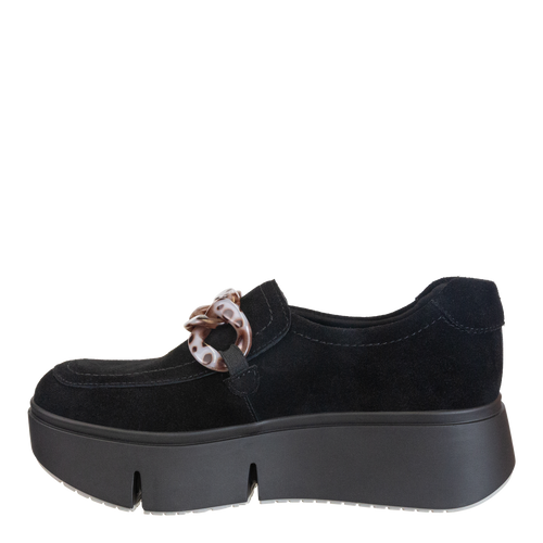 NAKED FEET - PRINCETON in BLACK Platform Sneakers
