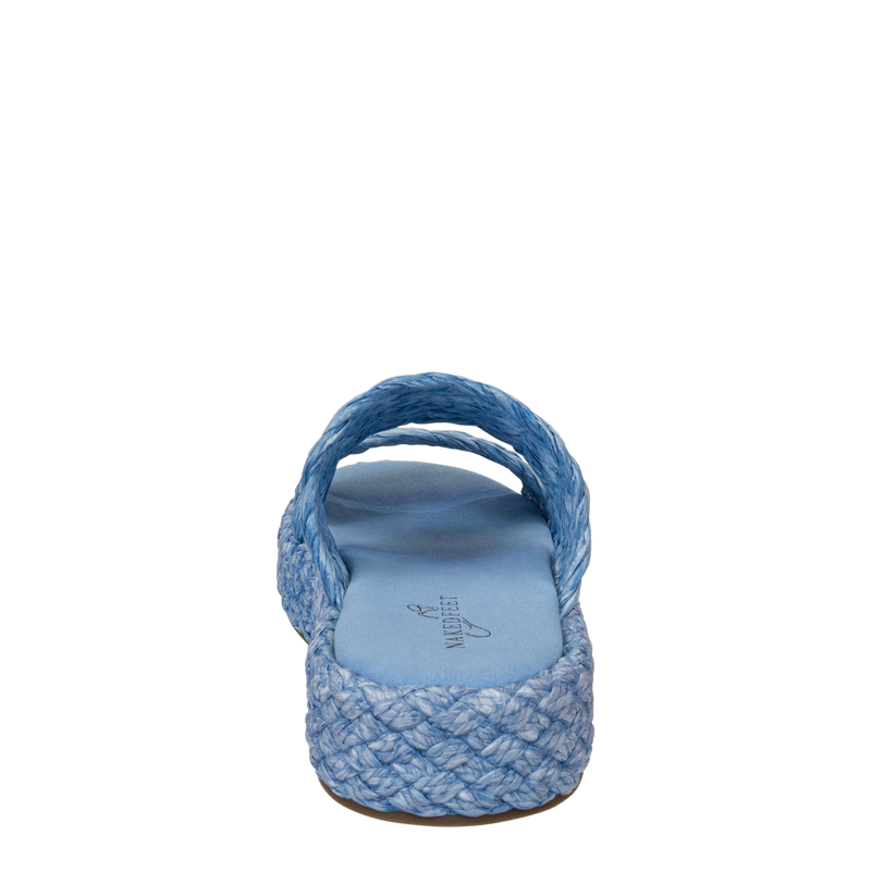 NAKED FEET - SANTORINI in LIGHT BLUE Espadrille Sandals