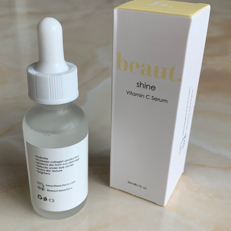 shine vitamin c serum APRILBEAUTLIVE